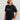 Huk Classic Logo Tee in Black, fishing t-shirt, front view