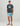 Huk men's Stacked Logo Tee in Sea Storm Heather, stretch short-sleeve fishing t-shirt, back view