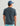 Huk men's Stacked Logo Tee in Sea Storm Heather, stretch short-sleeve fishing t-shirt, side view