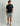 Huk Sails N Tales Tee in Black, fishing t-shirt, front view