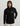 Huk men's Bass Apparel Hoodie Tee in Black, fishing hoodie, construction detail