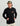 Huk men's Bass Apparel Hoodie Tee in Black, fishing hoodie, front view