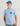 Huk men's Bait 'N Fetch Tee in Cerulean, short-sleeve fishing t-shirt, side view