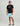 Huk men's Script Tee in Black, moisture-wicking short-sleeve fishing t-shirt, back view