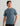 Huk men's Bass Eagle Pocket Tee in Stormy Blue, short-sleeve fishing t-shirt, side view