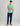 Huk men's KC Plaque Pocket Tee in Marine Blue Heather, moisture-wicking short-sleeve fishing t-shirt, side profile view