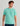 Huk men's KC Plaque Pocket Tee in Marine Blue Heather, quick-drying short-sleeve fishing t-shirt, side view