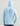 Huk men's and Bars Hoodie Tee in Cerulean, moisture-wicking fishing hoodie, side view