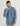 Huk men's Papercut Hoodie Tee in Stormy Blue, fishing hoodie, front view, alternate angle