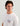 Huk men's Born Wave Tee in White, quick-drying short-sleeve fishing t-shirt, fabric and stitching close-up