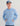 Light blue hoodie with Huk logo on chest and matching blue baseball cap with Huk emblem.