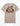 Tan t-shirt with black and coral camping scene graphic featuring trees, mountains, sun, and "Locals Only" text on back.