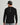 Huk men's Pursuit Performance Crew in Black, vented long-sleeve performance fishing shirt, side view