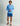 Huk men's Pursuit Performance Crew in Marolina Blue, stain-release performance fishing shirt, front view, alternate angle