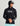 Huk men's Pursuit Performance Hoodie in Black, UPF 50+ sun protection long-sleeve fishing hoodie, logo and branding detail