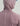 Mauve performance hoodie with vertical text on back, shown from rear view on model wearing blue cap.