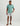 Huk men's Airweight Performance Polo in Mineral Blue Heather, stretch short-sleeve performance fishing shirt, back view