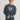 Huk men's Icon Performance Crew in Sea Storm, breathable long-sleeve performance fishing shirt, front view