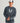 Huk men's Icon Performance Crew in Sea Storm, breathable long-sleeve performance fishing shirt, front view