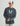 Huk men's Icon Performance Crew in Sea Storm, breathable long-sleeve performance fishing shirt, front view