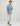 Huk men's Icon Performance Crew in Blue Shadow, breathable long-sleeve performance fishing shirt, back view