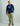 Huk Icon Performance Hoodie in Naval Academy, breathable fishing hoodie, front view, alternate angle