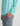 Huk men's A1A Performance Crew in Marine Blue, breathable performance fishing shirt, fabric and stitching close-up