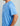 Huk men's Pursuit Short Sleeve Performance Crew in Marolina Blue, breathable performance fishing shirt, fabric and stitching close-up