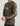 Men's long-sleeve crew neck shirt in brown and tan camouflage with "HUK" branding on chest and sleeves.