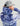 Huk men's Mossy Oak Pursuit Performance Hoodie in Mossy Oak Skipper Blue, breathable long-sleeve fishing hoodie, material close-up