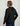 Huk men's A1A Performance Hoodie in Black, breathable long-sleeve fishing hoodie, side view