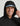 Huk men's A1A Performance Hoodie in Black, breathable long-sleeve fishing hoodie, construction detail