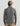 Gray quarter-zip pullover with long sleeves, shown from back view on male model wearing cap.