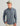 Huk men's Airweight Heather 1/4 Zip in Stormy Blue Heather, stretch fishing fleece, front view, alternate angle
