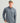 Huk men's Airweight Heather 1/4 Zip in Stormy Blue Heather, UPF 40+ sun protection fishing fleece, front view