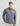 Huk men's Airweight Heather 1/4 Zip in Stormy Blue Heather, UPF 40+ sun protection fishing fleece, front view