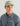 Huk men's Airweight Heather 1/4 Zip in Stormy Blue Heather, quick-drying fishing fleece, fabric and stitching close-up