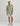 Huk men's Airweight Heather 1/4 Zip in Seagrass Heather, breathable fishing fleece, back view