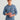 Huk men's A1A Pro Sun Hoodie in Stormy Blue Camo, UPF 40+ sun protection long-sleeve fishing hoodie, back view