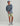 Huk men's Airweight Hoodie in Stormy Blue Heather, breathable long-sleeve fishing hoodie, back view