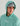 Huk men's Airweight Hoodie in Marine Blue Heather, quick-drying long-sleeve fishing hoodie, fabric and stitching close-up