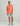Huk Airweight Crew in Dusty Orange Heather, breathable performance fishing shirt, back view
