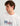 White crew neck shirt with blue and red HUK Performance Fishing logo graphic on chest.