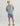 Huk men's Edisto Bass Patch Terry Hoodie in Grey Heather, breathable long-sleeve fishing hoodie, back view