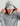 Huk men's Edisto Bass Patch Terry Hoodie in Grey Heather, breathable long-sleeve fishing hoodie, fabric and stitching close-up
