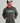 Huk men's Edisto KC Back to Basics Terry Hoodie in Dark Shadow, breathable long-sleeve fishing hoodie, front view