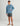 Huk men's Edisto KC Back to Basics Terry Hoodie in Blue Shadow, breathable long-sleeve fishing hoodie, back view