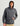 Charcoal gray hoodie with "HUK" text on chest, drawstring hood, and front kangaroo pocket.