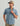 Huk men's Kona Button-Down in Stormy Blue, stretch button-down fishing shirt, front view