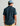Huk men's Tide Point Short Sleeve Button-Down in Sea Storm, quick-drying button-down fishing shirt, fabric and stitching close-up